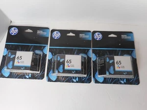 💥HP 65 3pack Combo Ink Cartridges 65 Black and Color NEW GENUINE See Expiration - Picture 1 of 3