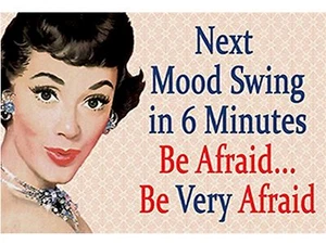 Vintage Reproduction Style Humour Mood Swing Metal Wall Sign 40 cm x 30 cm 80102 - Picture 1 of 1