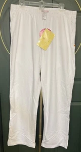 Quacker Factory XLarge XL weiß Pull On Gummibund Stretch Strick Elasthan Hose - Bild 1 von 11