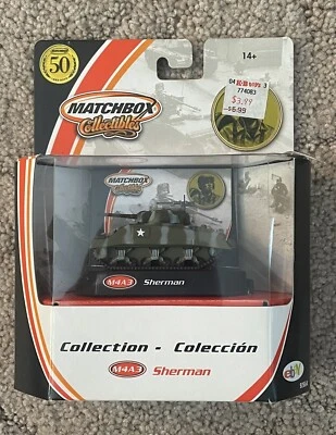 2001 Matchbox Collectibles 50th Anniversary M4A3 Sherman Tank NIB - Image 1 of 2