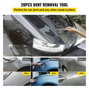 Rods Dent Removal Kit, 20 Pcs Paintless Dent Repair Rods, Stainless Steel Dent R - Picture 1 of 10