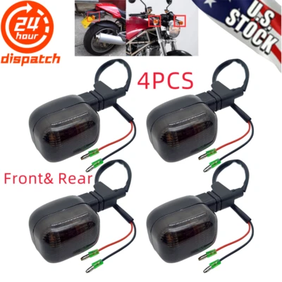 Para Cagiva Ducati 4xIndicadores Señal de giro Intermitente Luz de guiño Humo Foto 1 de 4