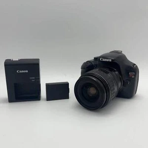 Canon EOS Rebel T3 12.2MP Digital SLR DSLR Camera with 28-80mm f/3.5-5.6 Lens - Picture 1 of 12