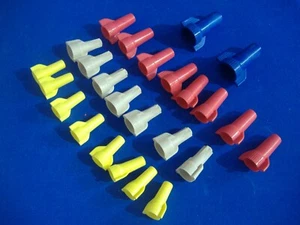 25 GARDNER BENDER ASST ULTRA WINGGARD WIRE CONNECTORS CONICAL TWIST-ON NUT - Picture 1 of 3