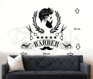 BarberShop Barber Wall Art/Window Sticker/Decal - Picture 1 of 19