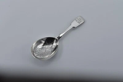 Early Victorian Silver Caddy Spoon Charles Boyton 1847 - Image 1 of 4