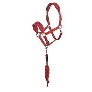 Shires ARMA Comfy Fleece Headcollar and Leadrope - Coral - Picture 1 of 5