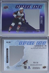 2019-20 Upper Deck Allure Open Ice Purple /10 Clayton Keller #OI-CK