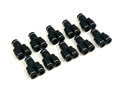 8mm Tube Nylon Push-to-Connect Union Y-Connector LOT OF 10 - Image 1 of 4