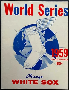 1959 World Series Program Comiskey Park Game 1,2 + 6 Dodgers vs White Sox - Picture 1 of 6