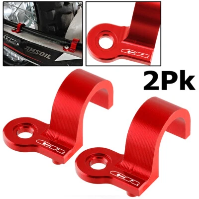 Abrazadera de manguera de línea de freno trasero CR LOGO para Honda CR80R CR80RB CR85R/RB CRM 125R 250R Foto 1 de 4