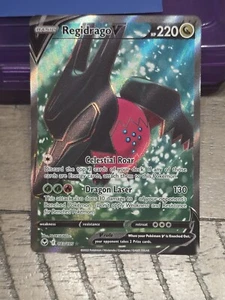 😻 Pokémon REGIDRAGO V Espada y Escudo 183/195 * Holo Lámina RARO - Imagen 1 de 4