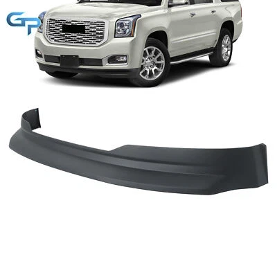 For 2015-2020 GMC Yukon Yukon XL Primed Front Lower Bumper Deflector Black - Image 1 of 4