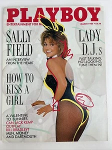 PLAYBOY MAGAZINE March 1986 Sally Field Chris Isaak, David Byrne, Jami Gertz NEW - Picture 1 of 7