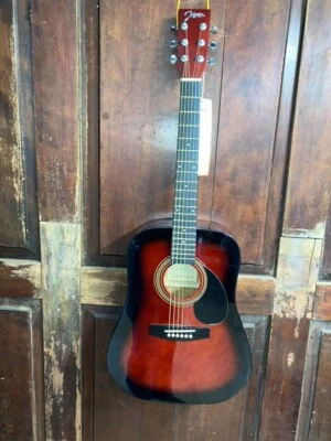 Guitarra Folclórica Estudiante Acústica Johnson JG-610 3/4 Cuerda de Acero Mini Dreadnought Foto 1 de 4