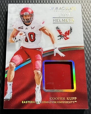 2017 Panini Immaculate Cooper Kupp Rams Rookie Helmet 17/49 - Card #11 - Image 1 of 3