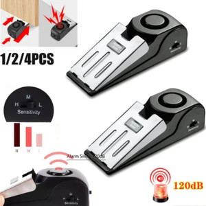 120dB Home Travel Security Wedge Door Stop Alarm System Device Alert-Detection - Picture 1 of 16