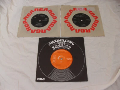 DAVID BOWIE 3 x RARE UK SOLID CENTRE PRESS SPACE ODDITY CHANGES VELVET GOLDMINE - Image 1 of 4