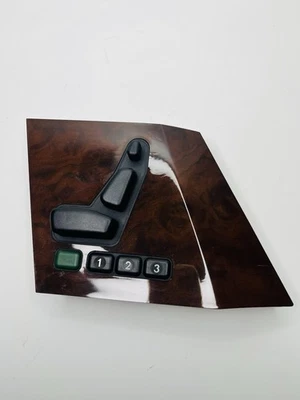 MERCEDES BENZ R129 SL500 SL320 1990-02 INTERRUPTOR ASIENTO DELANTERO DERECHO CONTROL MADERA OEM Foto 1 de 4