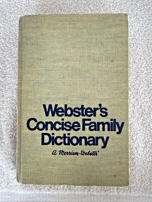 Vintage 1975 Merriam Webster Concise Family Dictionary - Image 1 of 4