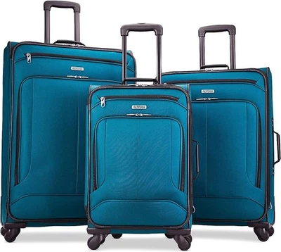Pop Max Softside Luggage with Spinner Wheels, Teal, 3-Piece Set - Image 1 of 3