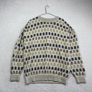 VTG 90s Arnold Palmer Earth Tone 3D Cable Knit Style Sweater Size XL Canada made - Imagen 1 de 15