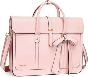 Bolso de Mano Mensajero de Cuero PU para Laptop para Mujer para Macbook 13.3-16 pulgadas - Imagen 1 de 25