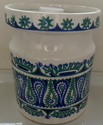 Vintage Portmerion Susan Williams-Ellis “Monte Sol” England Storage Jar with Lid - Image 1 of 4