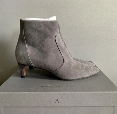 Aquatalia Marilisa серый ботильоны 8,5 М всепогодный - Изображение 1 из 4