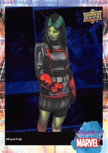 2024 Upper Deck Women of Marvel BLUE LT FX PARALLEL #62 / MANTIS - Picture 1 of 2