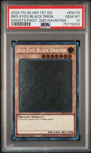 PSA 10 Red-Eyes Black Dragon GFP2-DE176 Ghost Rare 1st Edition *5659 Yugioh - Bild 1 von 3