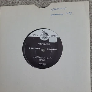 HAWKWIND - MOTORWAY CITY ... Vinyl, 7" Single, 1983 - - Picture 1 of 2