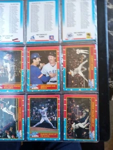 1987 Fleer Baseball Complete Set 660 Cards Bonds, Larkin, Bo Jackson RC’s - Picture 1 of 11