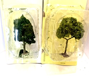 Unbranded Scenics  2 X TREES  90-100mm high X 2 all boxed EX SHOP STOCK - Picture 1 of 2