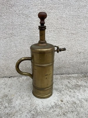 Pompe pulvérisateur en laiton ancien collection - Photo 1/4