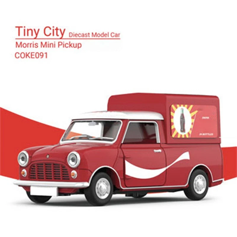 Tiny 1:50 Morris Mini Pickup Red Diecast Model Car - Image 1 of 1