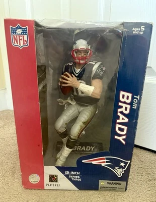 McFarlane NFL 12 inch Series 3 Tom Brady New England Patriots 2005 - New in Box - Image 1 of 4