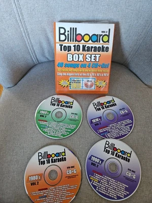 Billboard Box Set, top 10 Karaoke Vol. 2 MV47 CD - Image 1 of 2