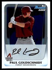 2011 Bowman Prospects International Paul Goldschmidt Arizona Diamondbacks #BP99