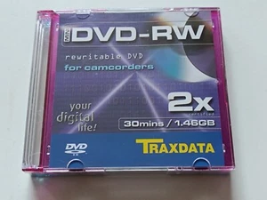 *** Traxdata Mini DVD-RW Pack of 3 1.4gb 30 mins *** - Photo 1/3