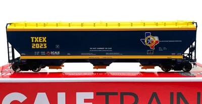 HO SCALETRAINS SXT33016 GREENBRIER GUNDERSON COVERED HOPPER NMRA CONVENTION 2023 - Image 1 of 2