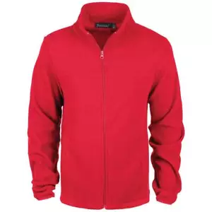 Dunbrooke Jacket Hayden # 3515 Men Zippered Fleece High Collar Front Pocket RED - Picture 1 of 18