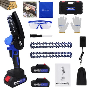 Brushless Electric Chainsaw Battery Saw Cutter for Cutting Tree Wood Branches - Picture 1 of 27