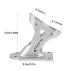Heavy Duty Aluminum Mount for Flag Pole Holder Mounting Bracket Silver Color