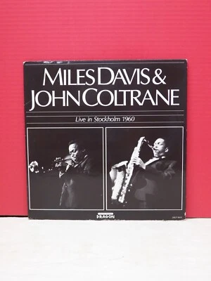 12" 2xLP EX Miles Davis & John Coltrane Live In Stockholm 1960 Reissue Import - Image 1 of 4