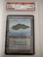 Mtg Alpha Island/Psa9Mint F/S JAPAN