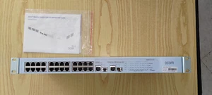 SWITCH 3COM BASELINE 2226 3C16475A NON GESTITO 24 PORTE 10/100Base-T - Afbeelding 1 van 3