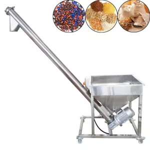 220V Single-phase Screw Type Automatic Feeding Machine Conveyor Feeder 1.1KW - Picture 1 of 22