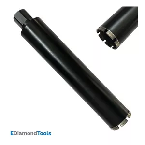 Broca de núcleo húmedo de alto rendimiento de 2-3/4"" para concreto reforzado, árbol de 1-1/4""-7 - Imagen 1 de 3