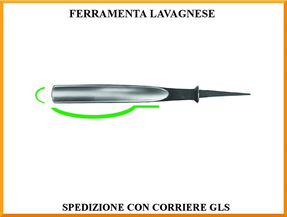 Sgorbia per intaglio in acciaio per scultori e falegnameria vari profili - Immagine 1 di 1